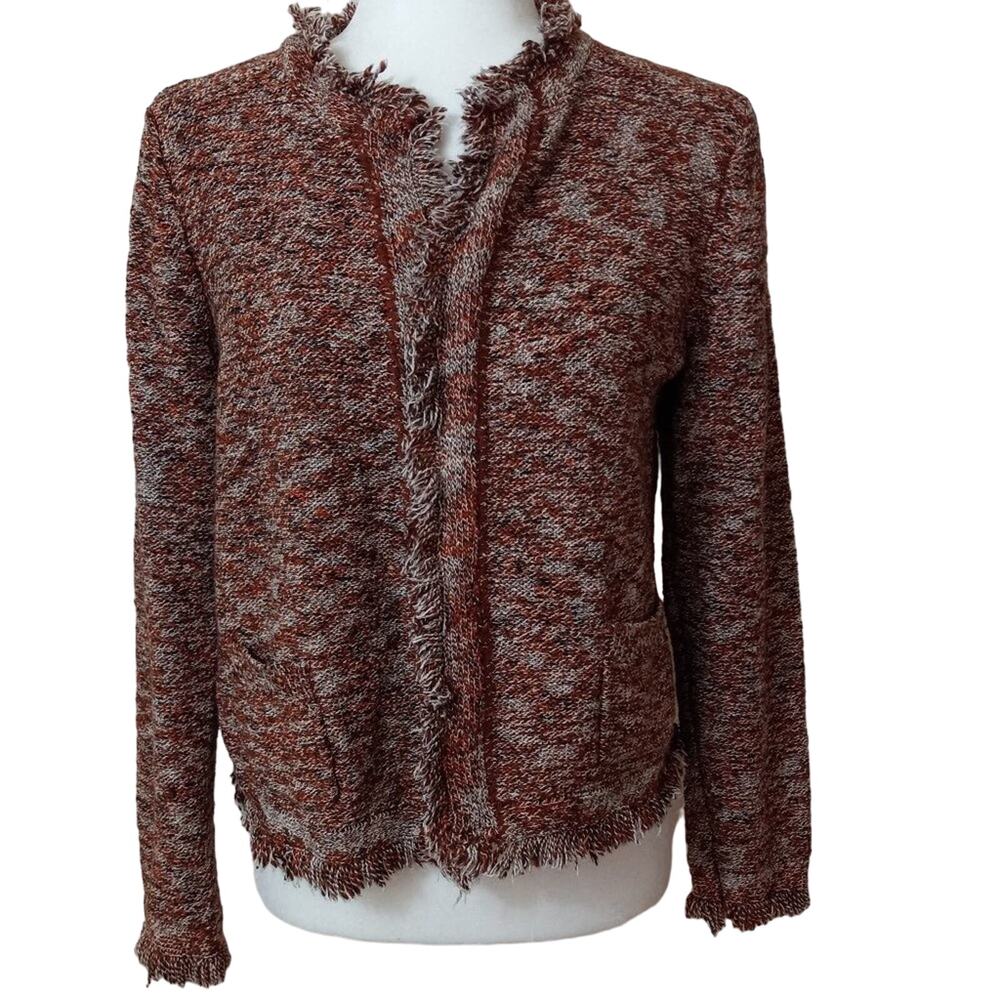 Preswick & Moore Fringed Cardigan